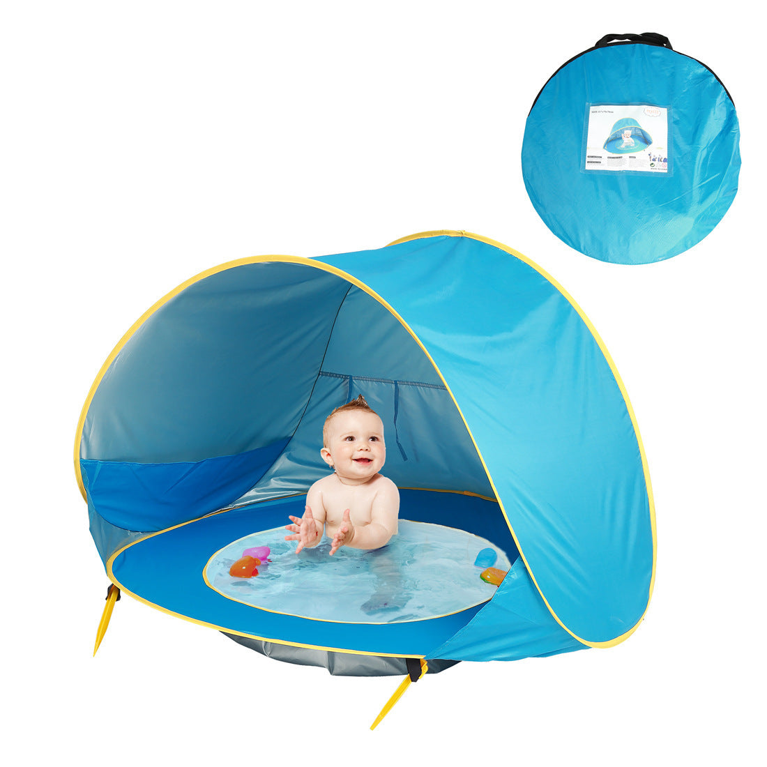 Baby Beach Tent with Pool - Ultimate UV Protection & Fun for Your Little One!