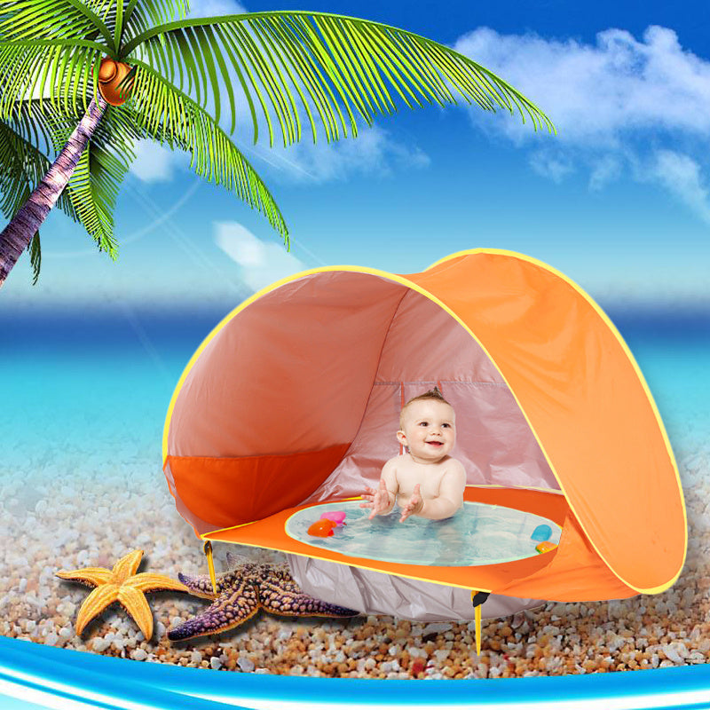 Baby Beach Tent with Pool - Ultimate UV Protection & Fun for Your Little One!