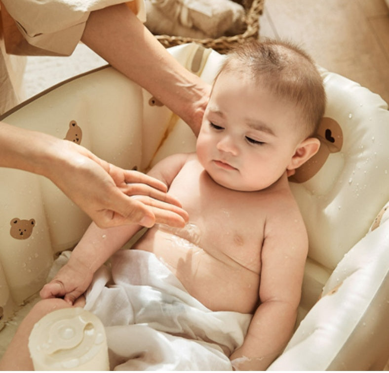 Baby Inflatable Bath Pool - Safe & Cozy Indoor Swimming Fun!