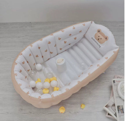 Baby Inflatable Bath Pool - Safe & Cozy Indoor Swimming Fun!