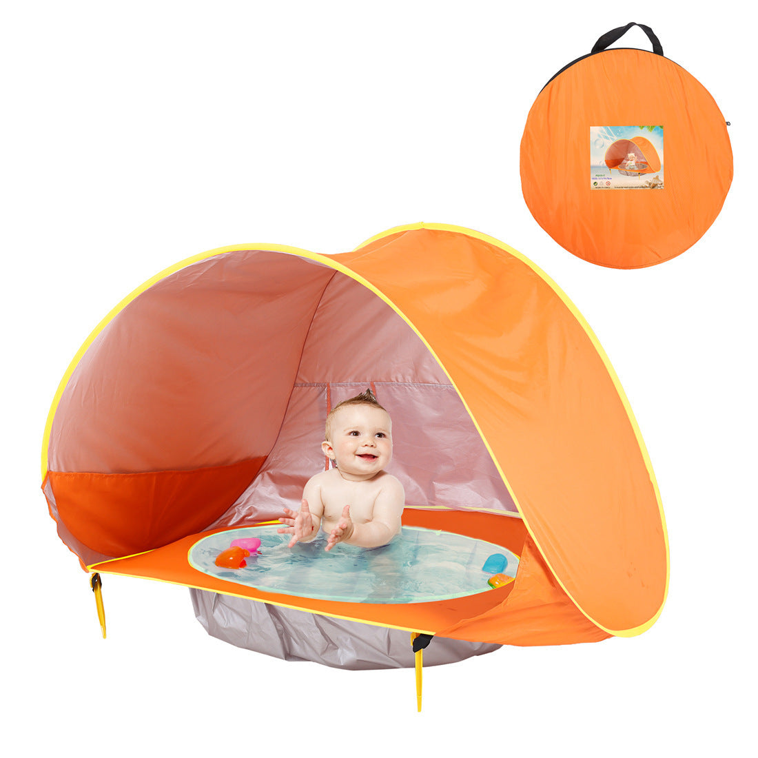 Baby Beach Tent with Pool - Ultimate UV Protection & Fun for Your Little One!