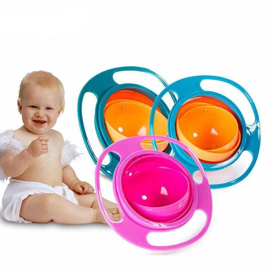 360° Rotate Universal Spill-Proof Bowl - No More Mealtime Mess!