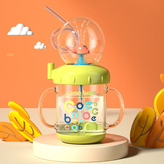 Children's Kindergarten Silicone Straw Cup - The Ultimate Toddler Drinking Solution