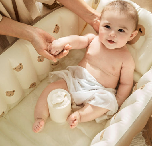 Baby Inflatable Bath Pool - Safe & Cozy Indoor Swimming Fun!