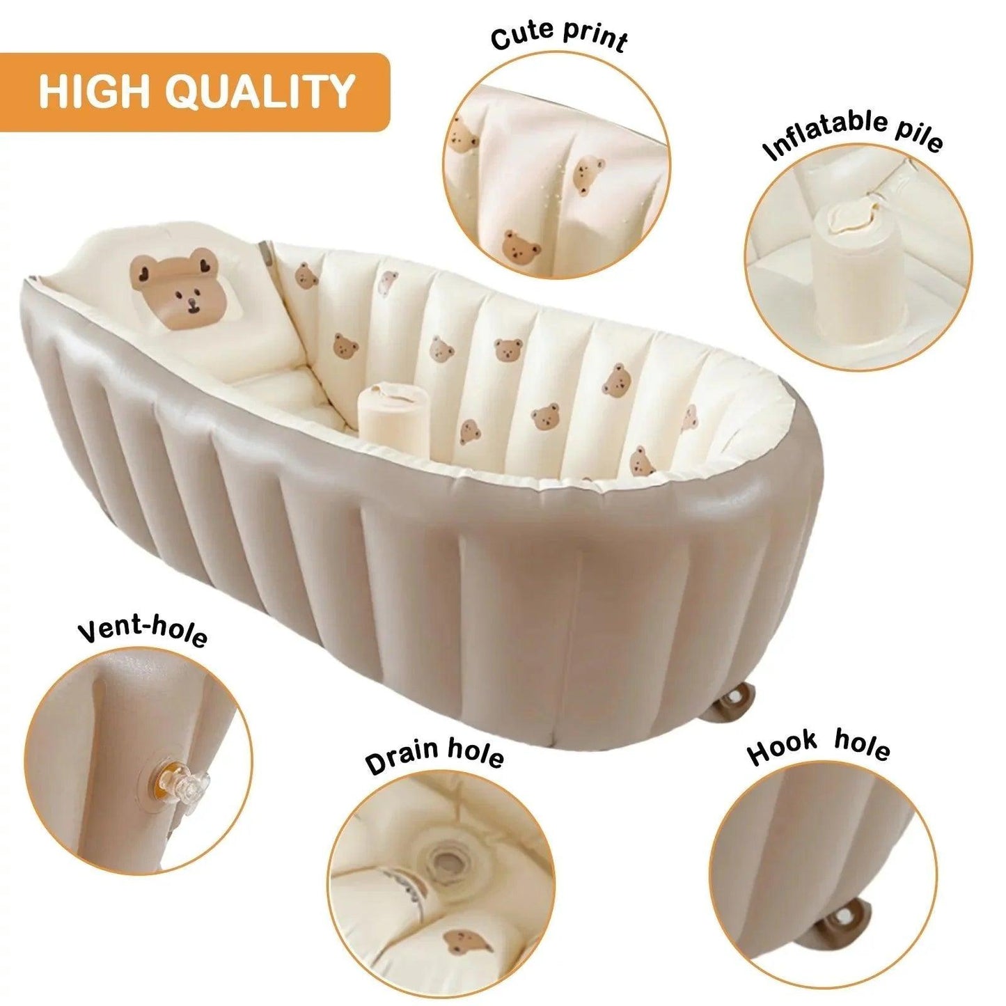 Inflatable Baby Bathtub