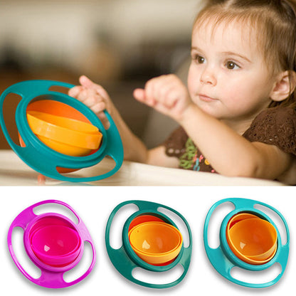 360° Spill-Proof Gyro Bowl for Kids